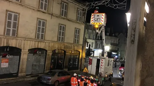 Les luminaires des décos de Noël ont été retirés à Dijon 